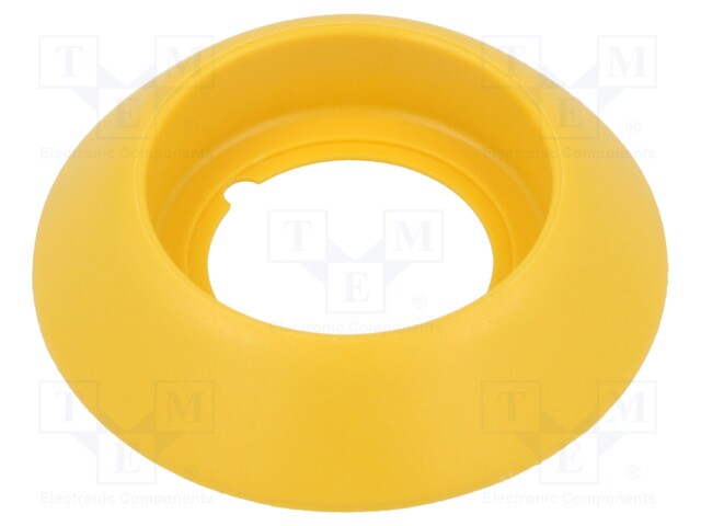 Legend Plate, Series 84, 50 mm, 22.5 mm Switches, Yellow, No Marking