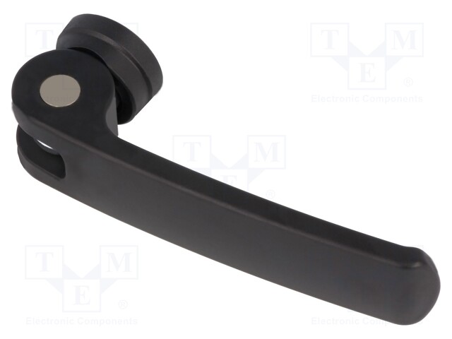 Lever; clamping; Thread len: 12mm; Lever length: 82mm; Body: black