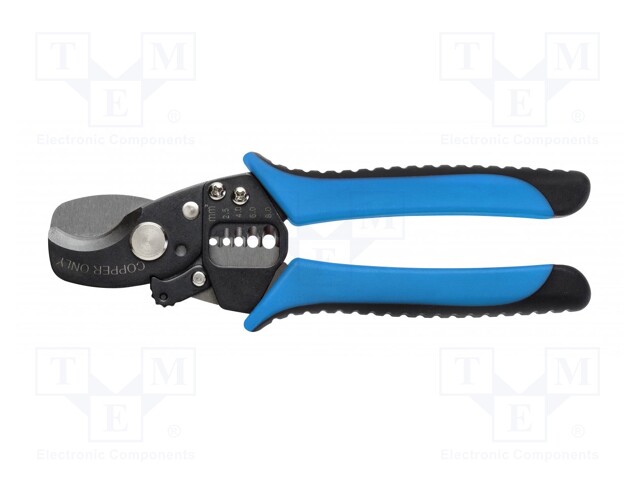 Pliers; 2.5÷8mm2; Kind of pliers: cutting,for wire stripping