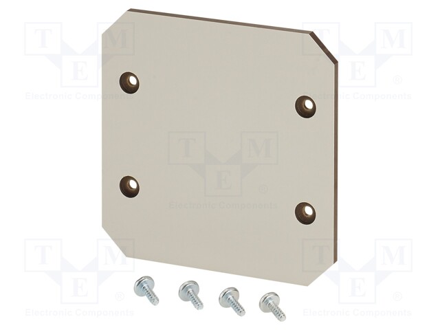 Mounting plate; laminate