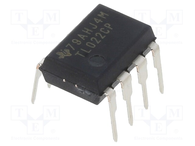 Operational amplifier; 500kHz; Channels: 2; DIP8; 10÷30/±5÷15VDC