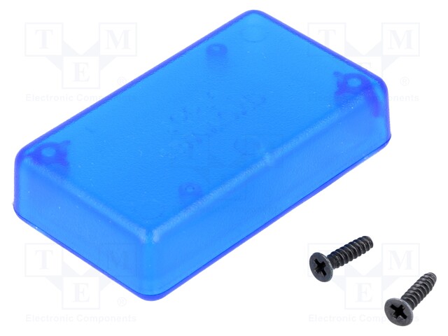 Enclosure: multipurpose; X: 35mm; Y: 65mm; Z: 15mm; 1551; ABS; blue