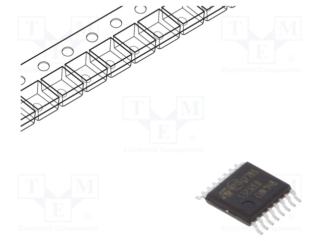 IC: interface; transceiver; RS232,full duplex; 250kbps; TSSOP16