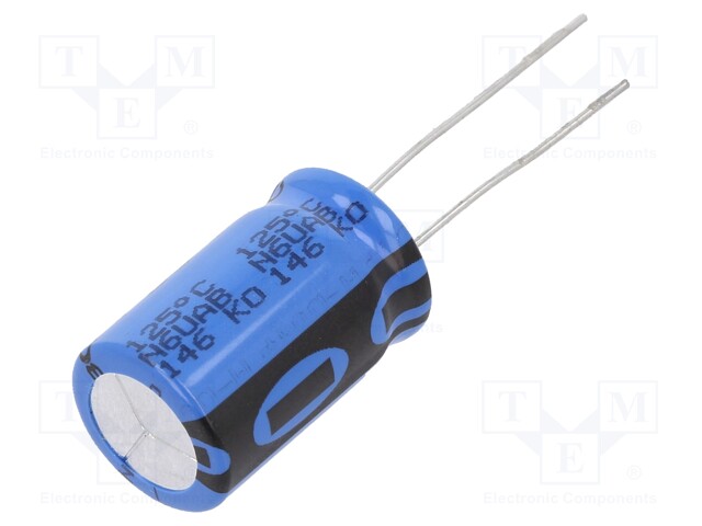 Electrolytic Capacitor, 470 µF, 50 V, 146 RTI Series, ± 20%, Radial Leaded, 3000 hours @ 125°C