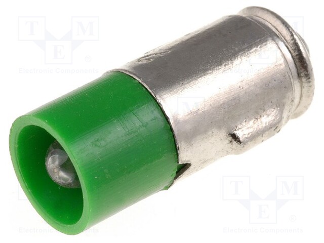 LED lamp; green; BA7S; 24VDC