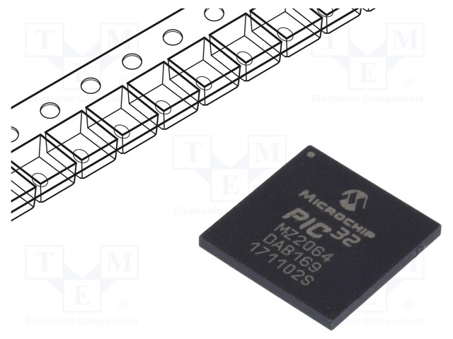 PIC microcontroller; Memory: 2048kB; SRAM: 640kB; 2.2÷3.6VDC; SMD