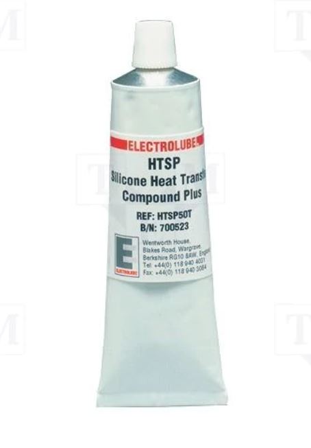 Heat transfer paste; white; silicon based; 50ml; 3W/mK