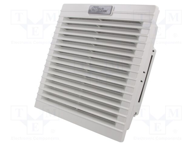 Fan: AC; axial; 230VAC; 102m3/h; 49dBA; ball bearing; IP55; RAL 7035