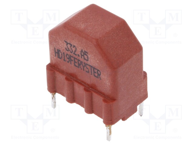 Inductor: wire; THT; 3.3mH; 500mA; 360mΩ; 230VAC; 10x15mm; -20÷+50%