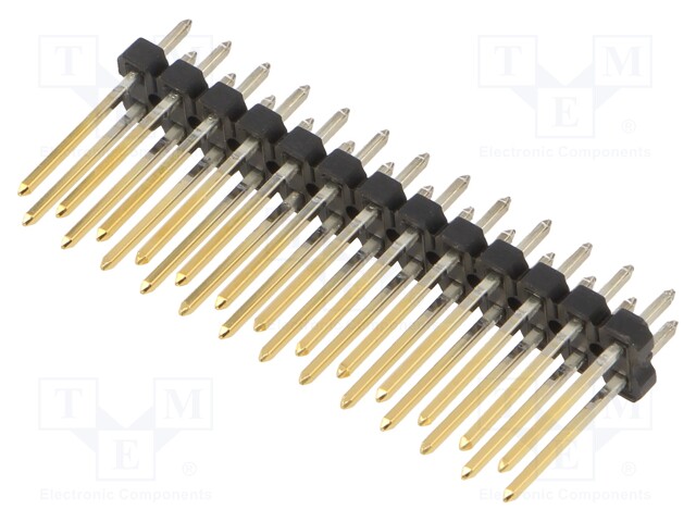 Pin header; pin strips; male; PIN: 26; straight; 2.54mm; THT; 2x13