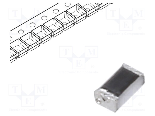 SMD Chip Resistor, 49.9 kohm, ± 0.1%, 100 mW, 0603 [1608 Metric], Metal Film (Thin Film)