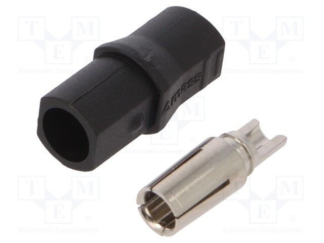 Plug; DC supply; SH4,0; female; PIN: 1; for cable; soldering; 35A