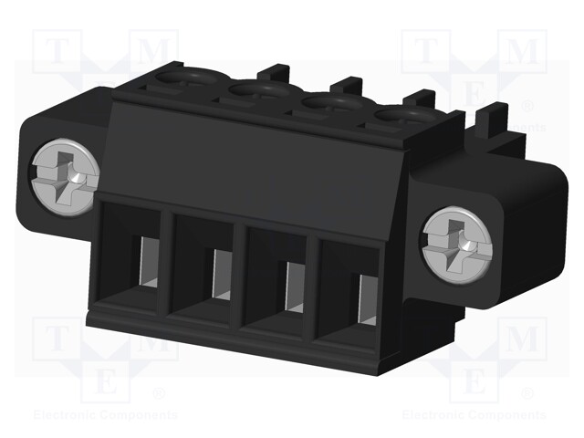 Connector: pluggable terminal block; plug; female; straight; 300V