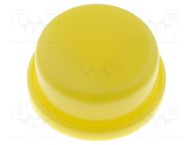 Button; round; yellow; Application: TACTS-24; Ø13mm