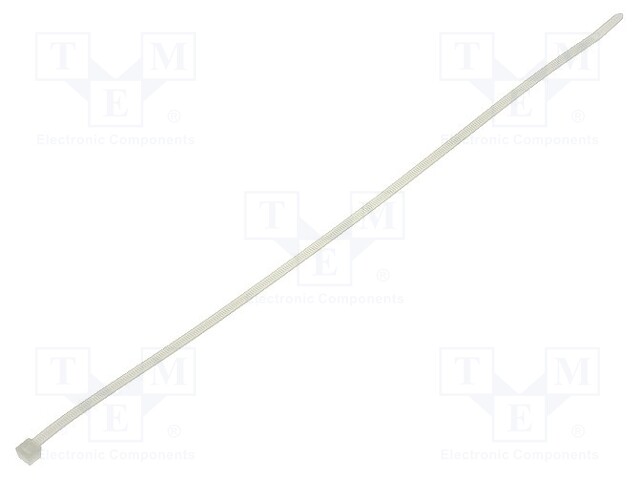 Cable tie; L: 390mm; W: 4.7mm; polyamide; 355N; natural; Ømax: 110mm