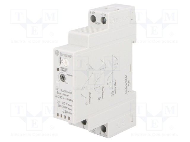 Relay: installation; with dimmer; Mounting: DIN; -10÷50°C; IP20