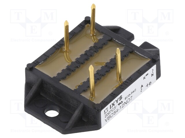 Single-phase bridge rectifier; Urmax: 1.2kV; If: 55A; Ifsm: 300A