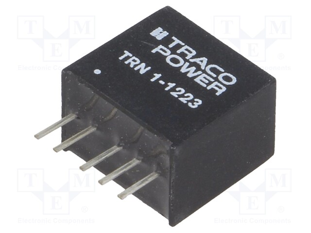 Converter: DC/DC; 1W; Uin: 9÷18V; Uout: 15VDC; Uout2: -15VDC; SIP