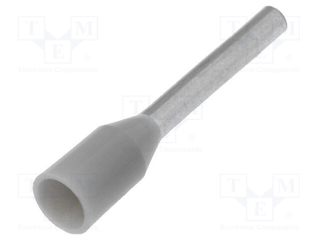 Bootlace ferrule; insulated; copper; Insulation: polypropylene