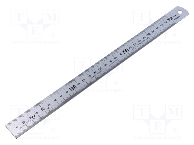 Ruler; L: 300mm; Width: 25mm; Class: I