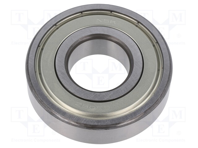 Bearing: ball; Øint: 30mm; Øout: 72mm; W: 19mm; bearing steel