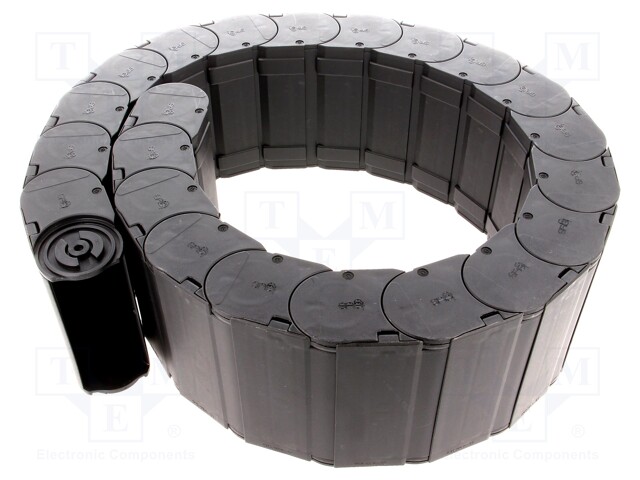 Cable chain; Series: 158; Bend.rad: 175mm; L: 1012mm