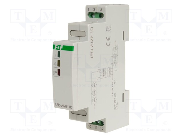 LED controller; for DIN rail mounting; 9÷30VDC; IP20; -15÷50°C