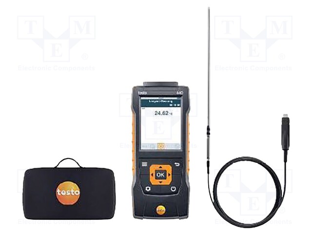 Environmental conditions; Temp.(thermocouple K): -200÷1370°C