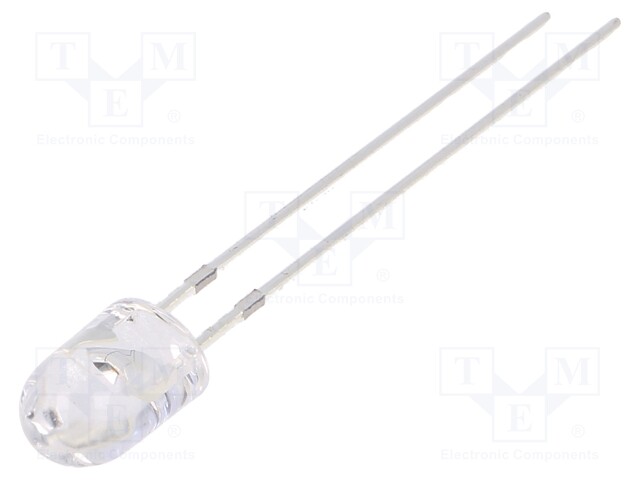 LED; oval; 5.1x4.3mm; orange; 13000mcd; 100/40°; Front: convex; 50mA