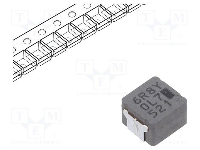 Power Inductor (SMD), AEC-Q200, 6.8 µH, 4.1 A, Shielded, 10 A, PCC-M0645M Series