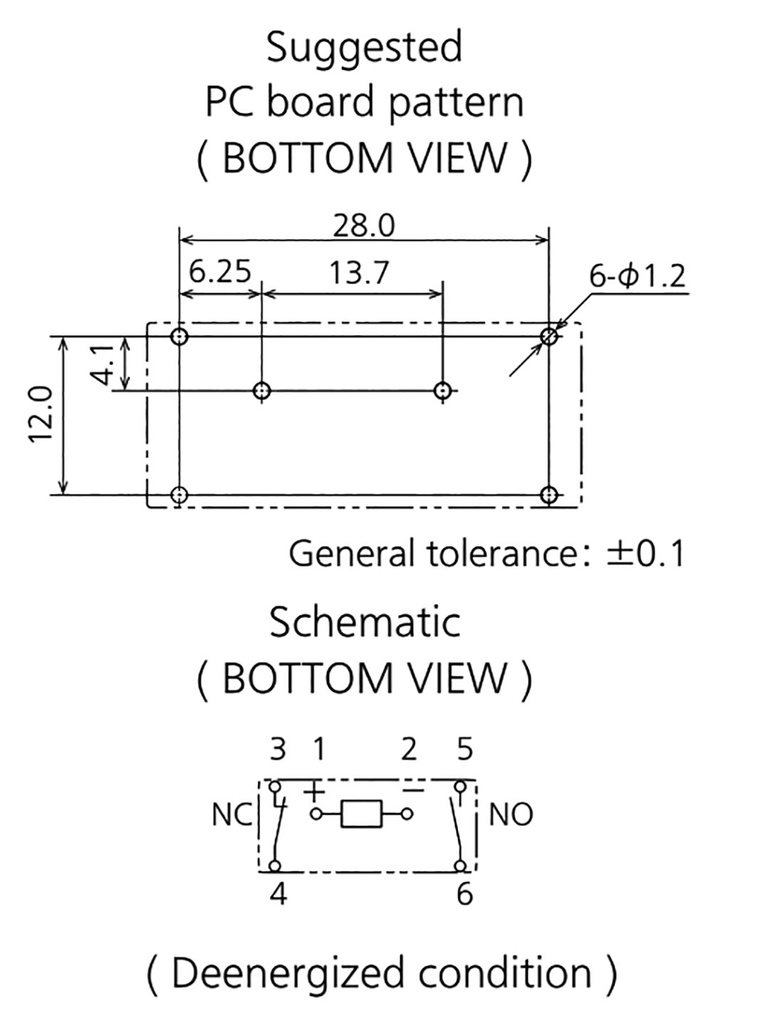 Relay: miniature; NC + NO; Ucoil: 18VDC; 4A/250VAC; 4A/30VDC; 6A