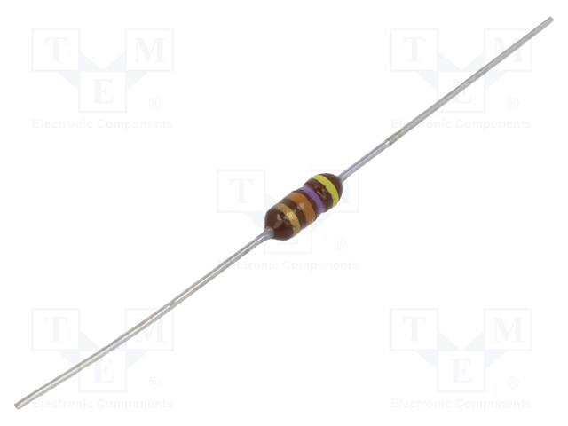 Inductor: axial; THT; 470uH; 170mA; 7.9Ω; Ø4x9.2mm; ±5%; 2.2MHz; Q: 70