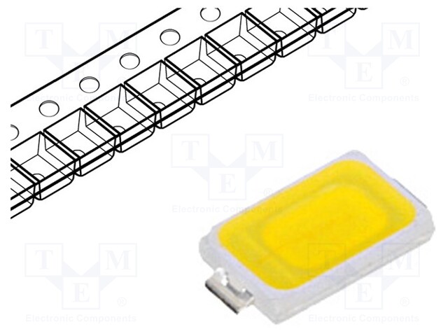 LED; SMD; 5730; white neutral; 58÷63lm; 3800-4250K; 120°; 150mA