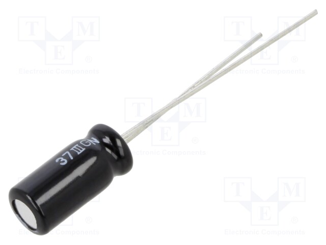 Electrolytic Capacitor, 120 µF, 16 V, FS Series, ± 20%, Radial Leaded, 5000 hours @ 105°C