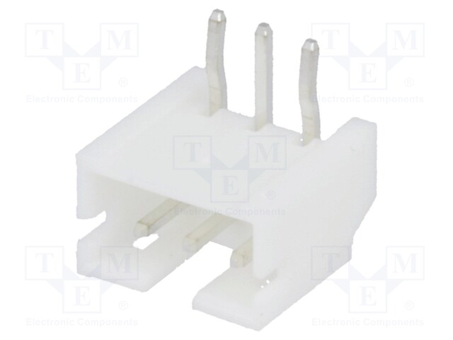 Socket; wire-board; male; 2mm; PIN: 3; THT; 1A; tinned; -25÷85°C; 100V