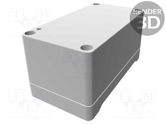 Enclosure: multipurpose; X: 65mm; Y: 120mm; Z: 60mm; 1555; grey