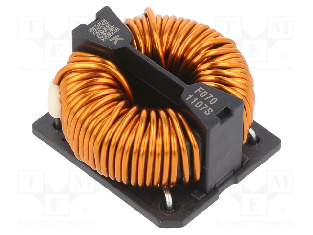 Inductor: wire with current compensation; THT; 9.9mH; 19.2mΩ