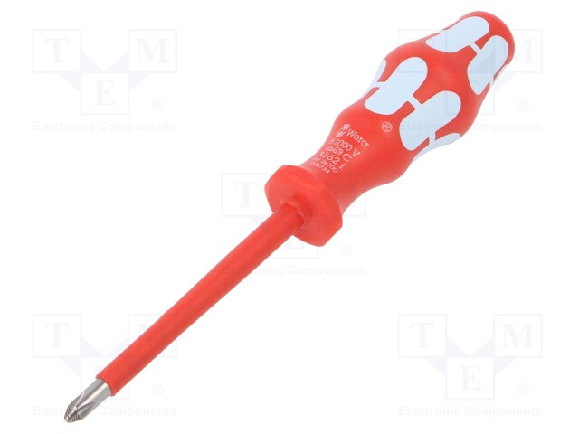 Screwdriver; insulated; Phillips; PH2; Blade length: 100mm