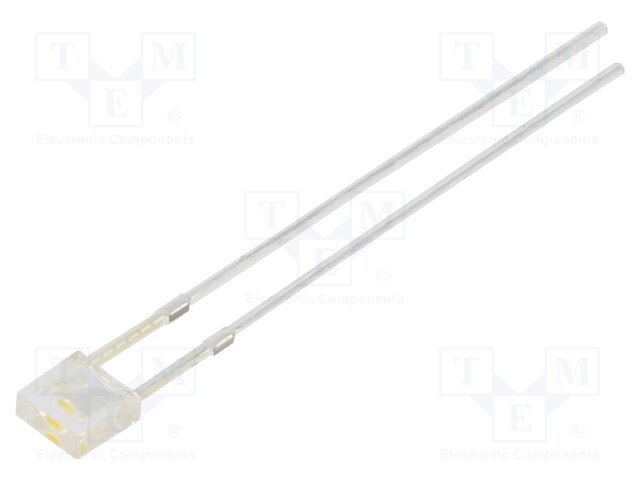 LED; rectangular; 3.5x3.5x1.3mm; white warm; 500÷750mcd; 100°