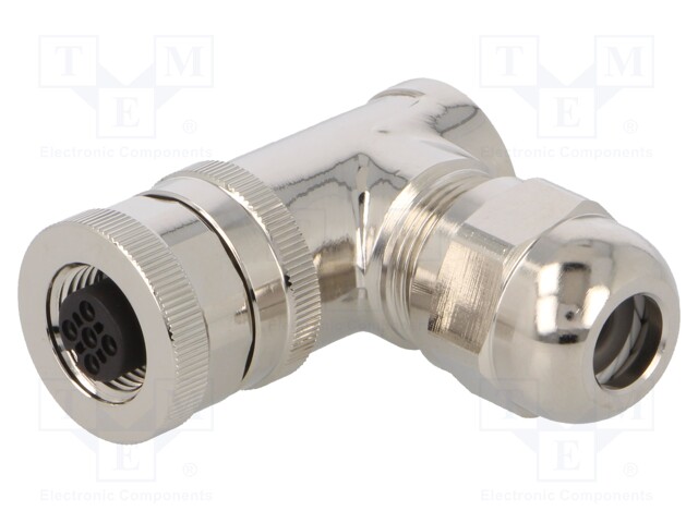 Plug; M12; PIN: 4; female; A code-DeviceNet / CANopen; for cable