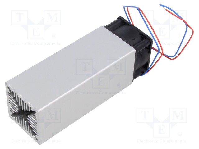 Heatsink: extruded; natural; L: 100mm; W: 40mm; H: 40mm; 1.1K/W; 5VDC