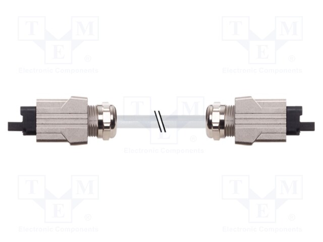 Connection lead; IP65; 24VAC; 24VDC; 16A; 3m; Series: 7000; PIN: 5