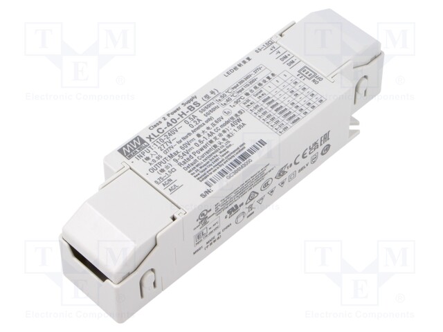 Power supply: switching; LED; 40W; XLC-40; -25÷90°C; OUT: 1