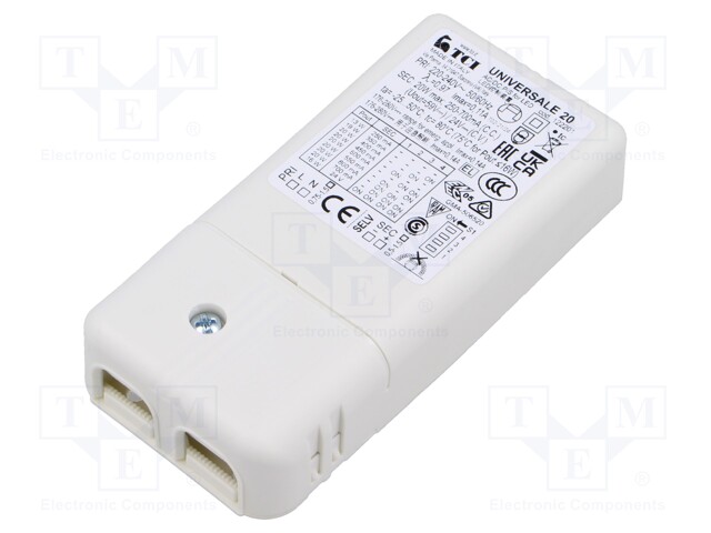 Power supply: switched-mode; LED; 10÷54VDC; 250÷700mA; 220÷240VAC