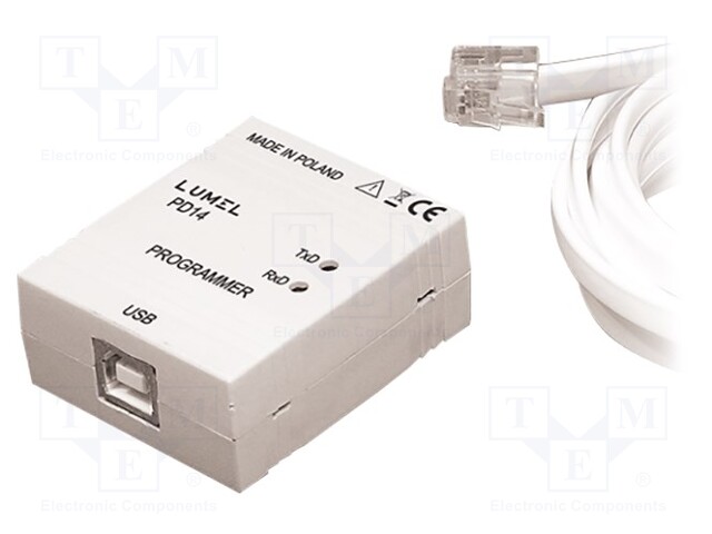 Interface: RJ11,USB; Protocol: MODBUS; Len: 1.5m; IP20; 43x51x20mm