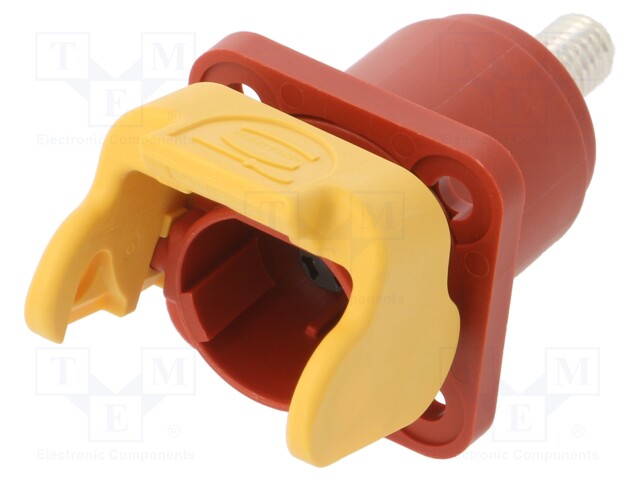 Socket; DC supply; Han® S,Han® S 120; male; PIN: 1; swivel; screw