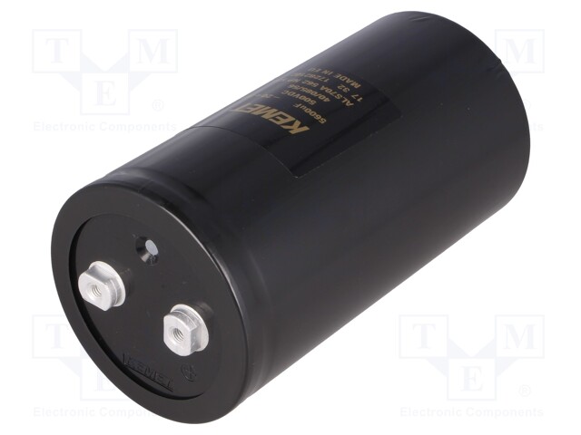 Capacitor: electrolytic; 5600uF; 500VDC; Leads: screw; ESR: 50mΩ