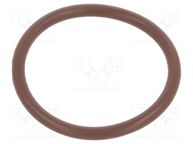 O-ring gasket; FPM; D: 2mm; Øint: 21mm; brown; -20÷200°C