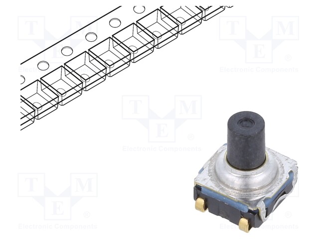 Microswitch TACT; SPST-NO; Pos: 2; 0.05A/32VDC; SMT; none; 7.7mm