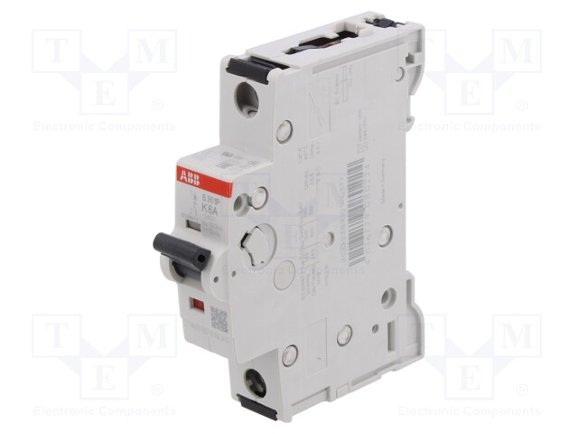 Circuit breaker; 240VAC; Inom: 6A; Poles: 1; for DIN rail mounting